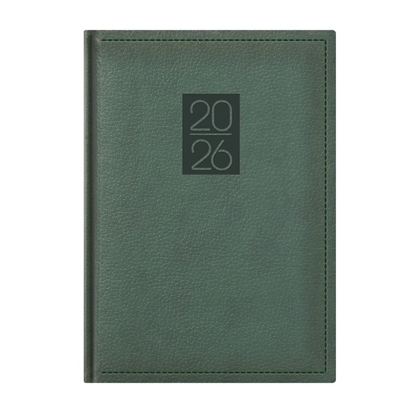 Kalendart Classic 2026 C020 B5 napi beosztású zöld határidőnapló