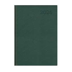 Kalendart Economic 2026 E021 A5 napi beosztású zöld határidőnapló
