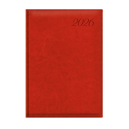 Kalendart Image 2026 I020 B5 napi beosztású piros határidőnapló