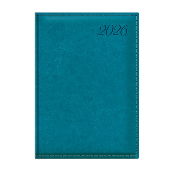 Kalendart Image 2026 I020 B5 napi beosztású türkiz határidőnapló