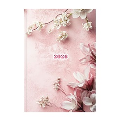Kalendart Joy 2026 J021 A5 Fátolyvirág napi beosztású határidőnapló