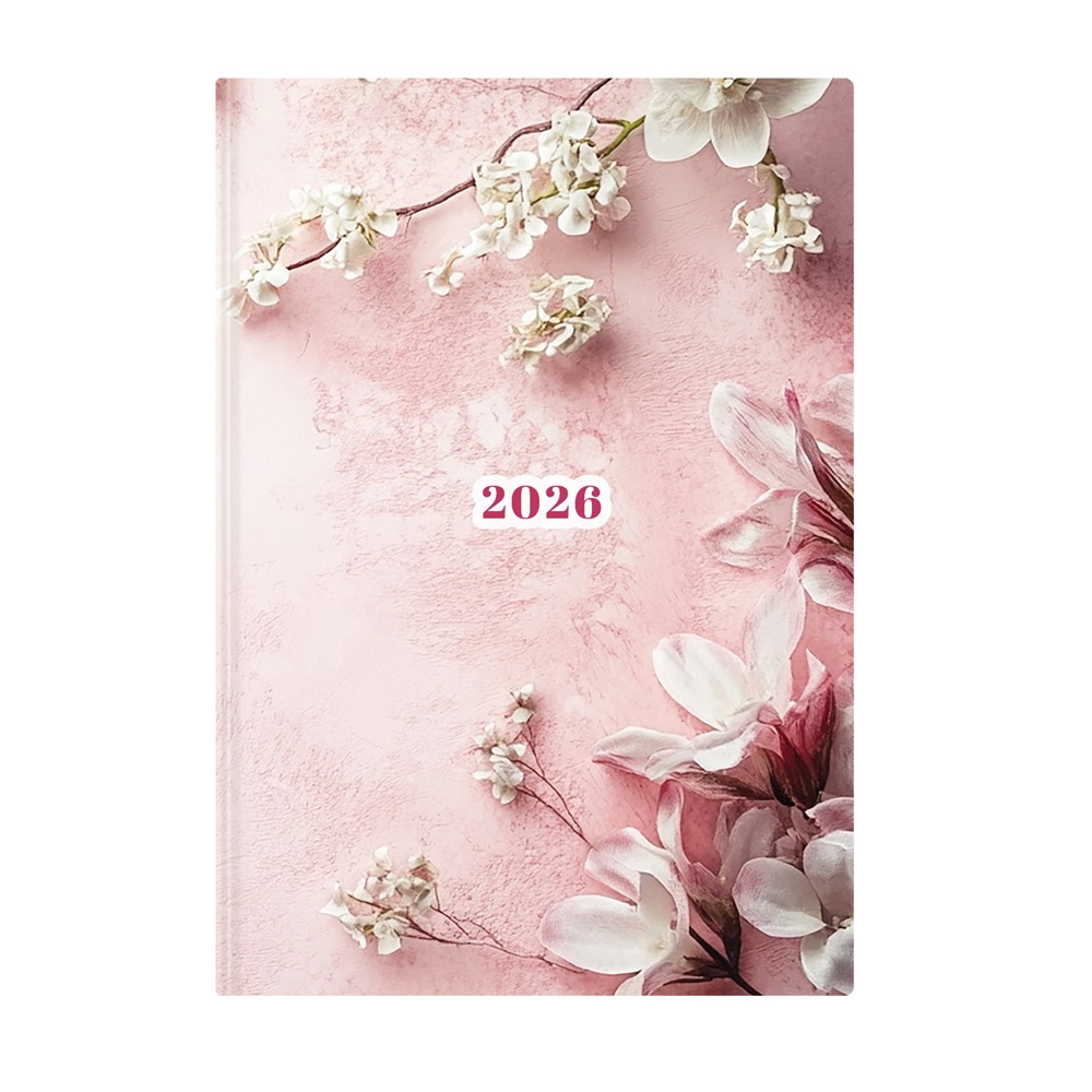 Kalendart Joy 2026 J021 A5 Fátolyvirág napi beosztású határidőnapló