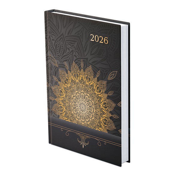 Kalendart Joy 2026 J021 A5 Mandala napi beosztású határidőnapló