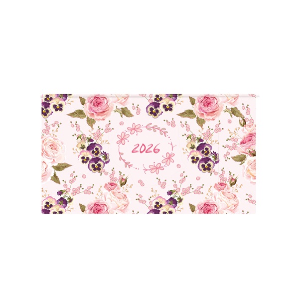 Kalendart Joy 2026 J030 Árvácska heti beosztású fekvő zsebnaptár