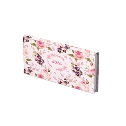 Kalendart Joy 2026 J030 Árvácska heti beosztású fekvő zsebnaptár