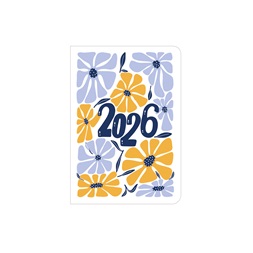 Kalendart Joy Flexi 2026 F012 B6 Retro bloom heti beosztású naptár