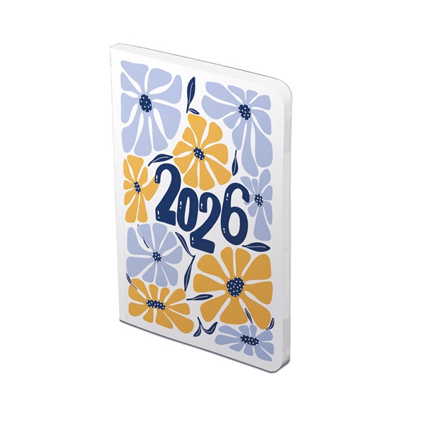 Kalendart Joy Flexi 2026 F012 B6 Retro bloom heti beosztású naptár