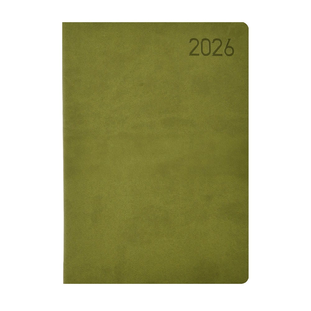 Kalendart Madeira 2026 M011 B5 heti beosztású zöld-zöld határidőnapló