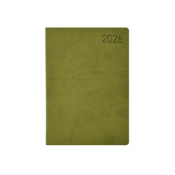 Kalendart Madeira 2026 M012 B6 heti beosztású zöld-zöld határidőnapló