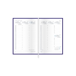 Kalendart Pastel 2026 P012 B6 heti beosztású kék határidőnapló