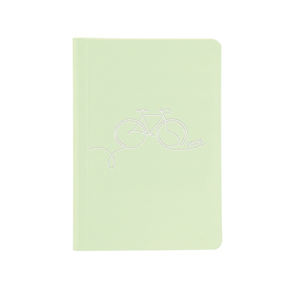 Kalendart Pastel 2026 P012 B6 heti beosztású zöld határidőnapló