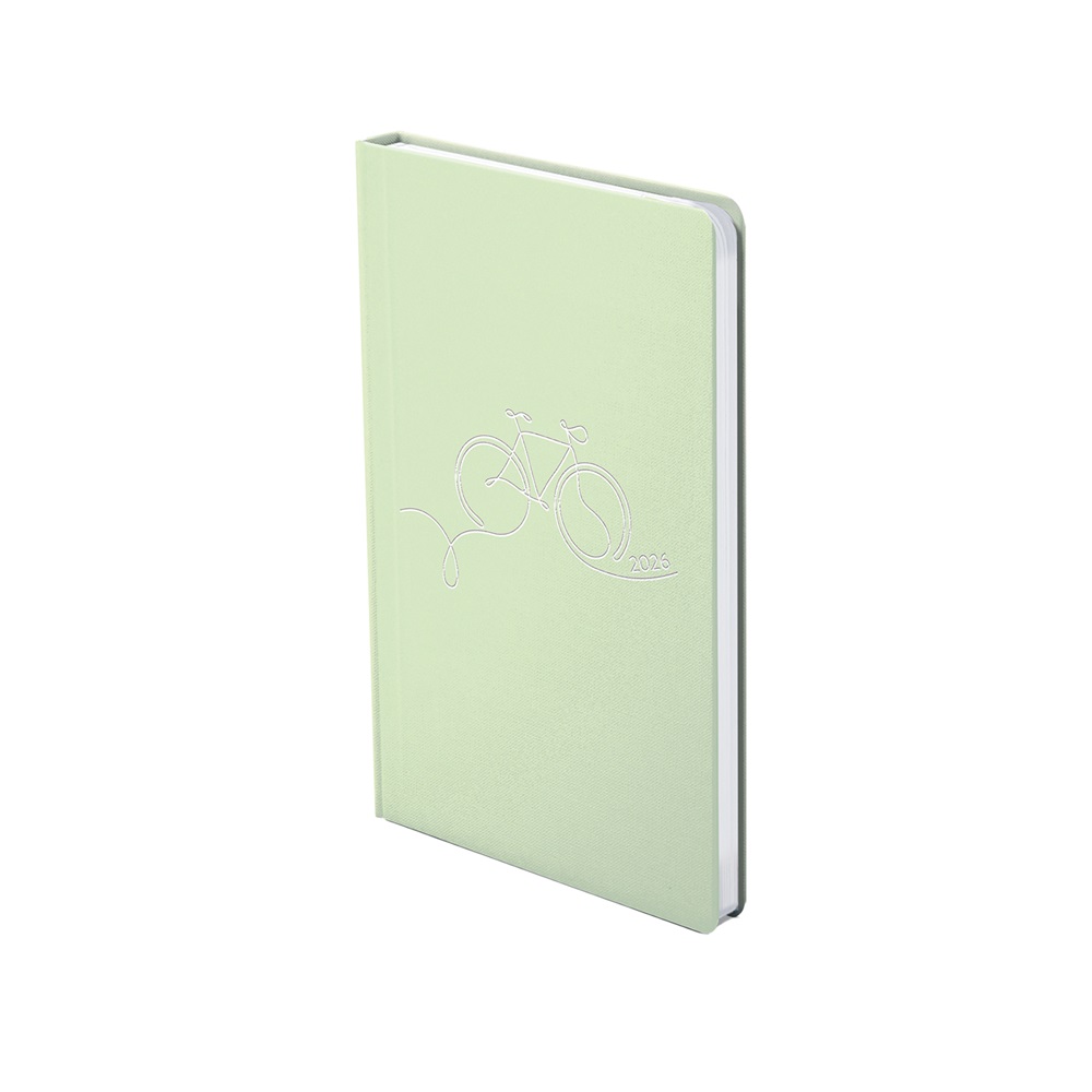 Kalendart Pastel 2026 P012 B6 heti beosztású zöld határidőnapló