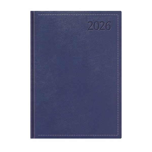 Kalendart Traditional 2026 T010 A4 heti beosztású kék határidőnapló