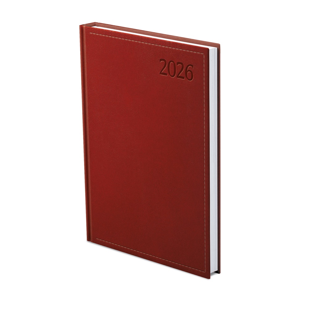 Kalendart Traditional 2026 T011 B5 heti beosztású bordó határidőnapló