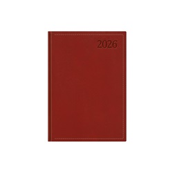 Kalendart Traditional 2026 T012 B6 heti beosztású bordó határidőnapló
