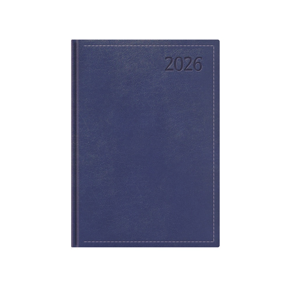 Kalendart Traditional 2026 T015 A5 heti beosztású kék határidőnapló