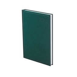 Kalendart Traditional 2026 T015 A5 heti beosztású zöld határidőnapló