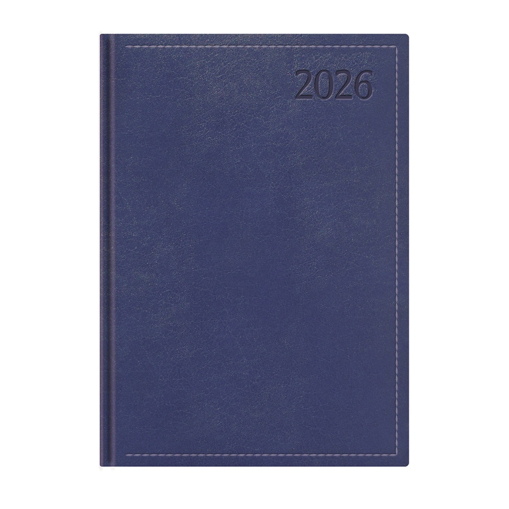 Kalendart Traditional 2026 T020 B5 napi beosztású kék határidőnapló