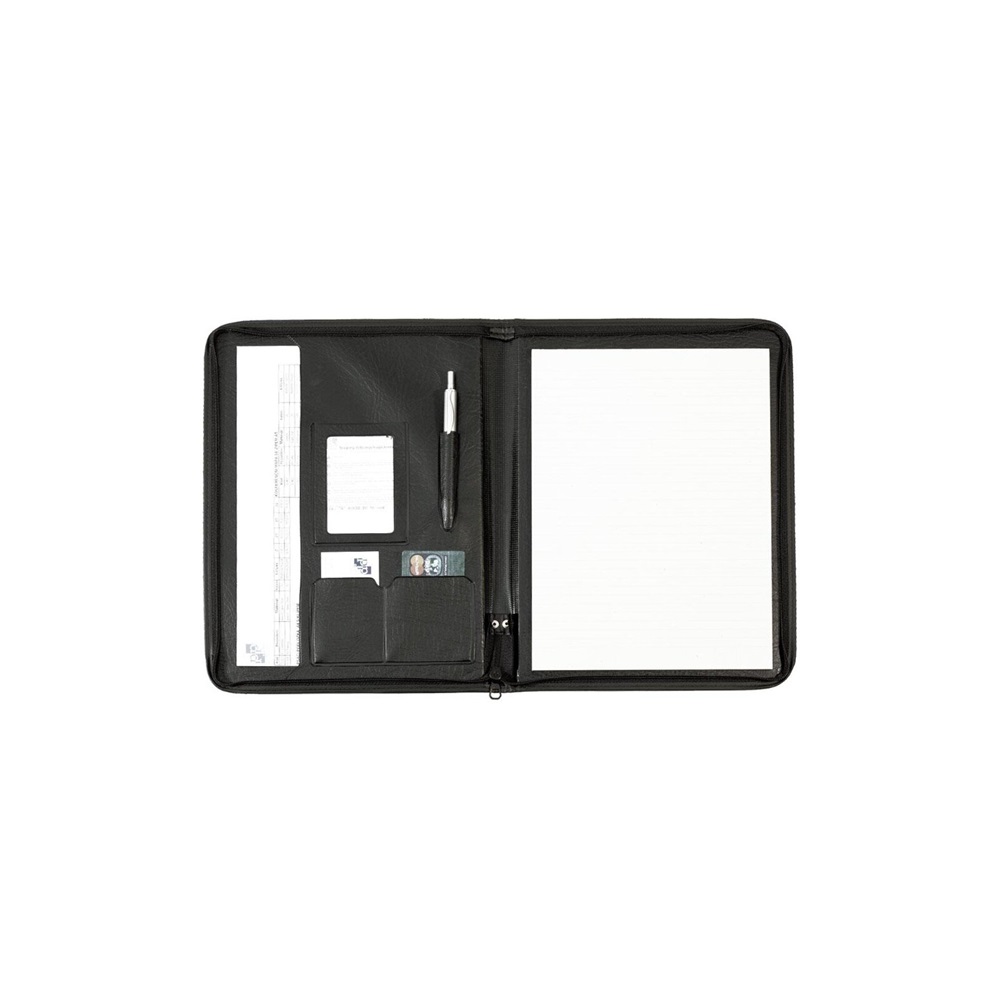 Karton P+P Assistant A4 fekete konferencia mappa