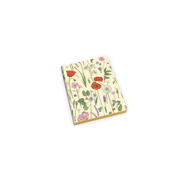 Kartos Summer Flowers 1 db A6 arany élfestett füzet