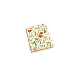 Kartos Summer Flowers 1 db A6 arany élfestett füzet