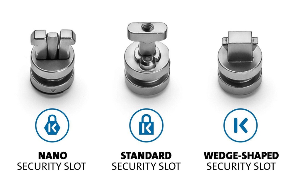 Kensington K68001WW ClickSafe 3-in-1 T-Bar / Wedge / Nano zárhelyekhez zárfej