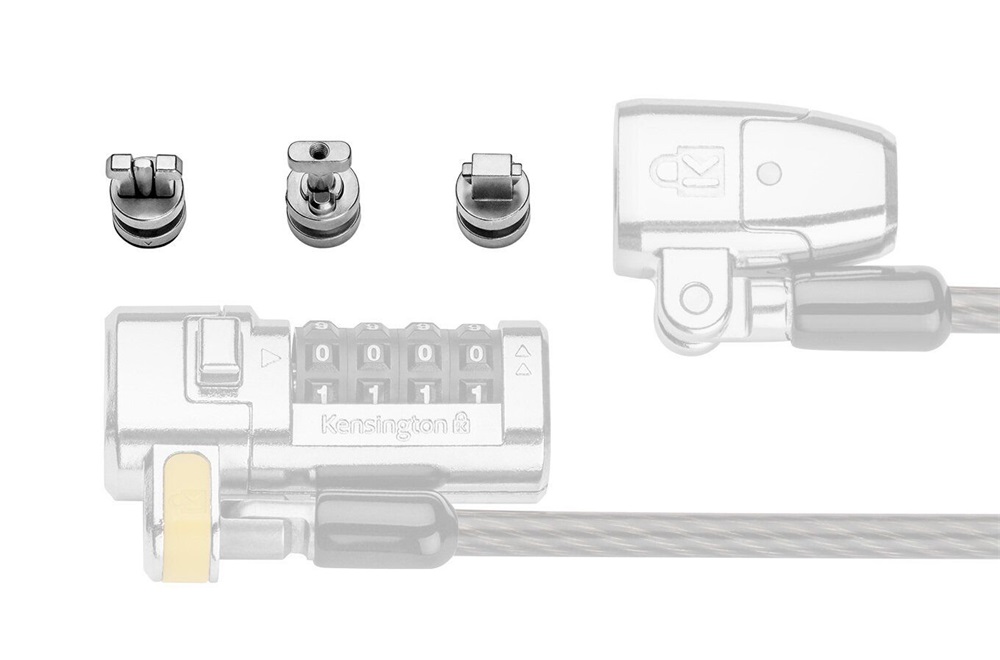 Kensington K68001WW ClickSafe 3-in-1 T-Bar / Wedge / Nano zárhelyekhez zárfej