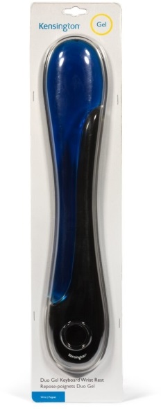 Kensington 62397 Duo Gel billentyűzethez géltöltésű fekete-kék csuklótámasz
