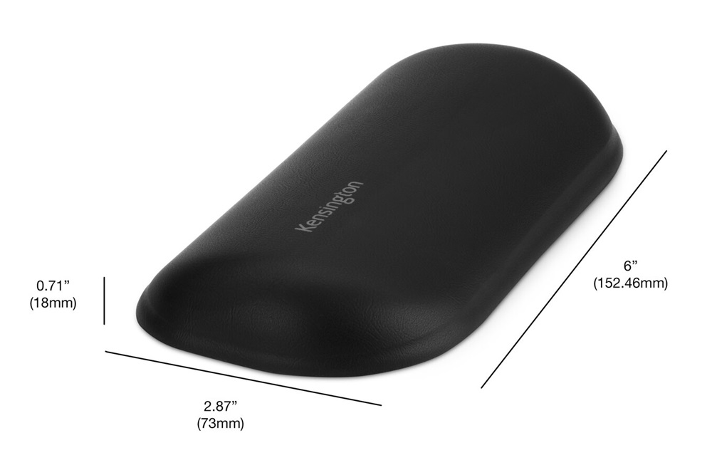 Kensington K52802WW ErgoSoft géltöltésű fekete csuklótámasz