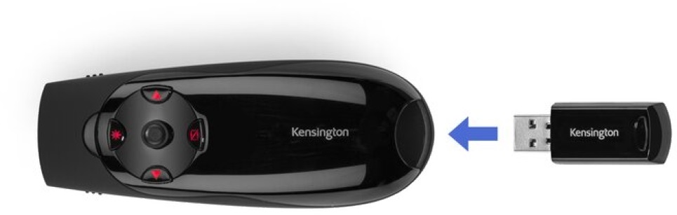 Kensington K72425EU Expert kurzor kontrolos vörös lézer presenter