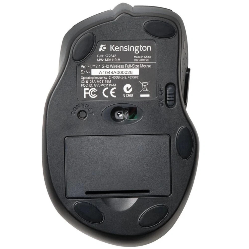 Kensington K72423WW ProFit közepes szürke vezeték nélküli egér