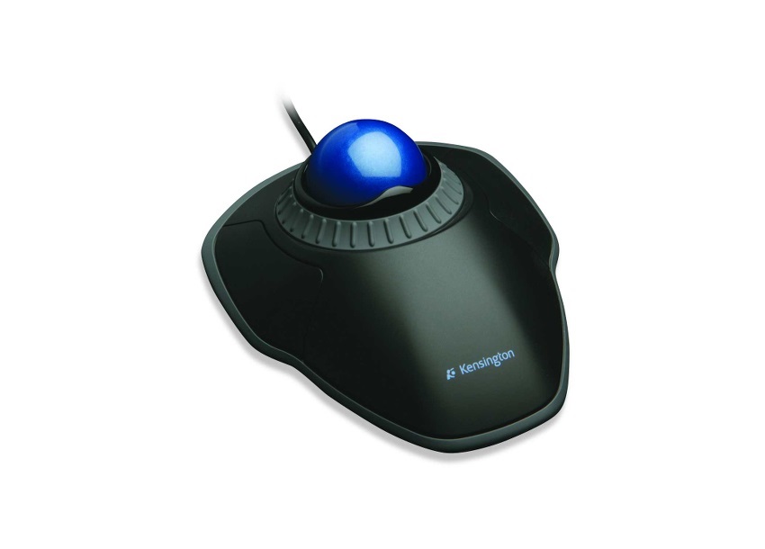 Kensington K72337EU Orbit görgető gyűrűs fekete-kék hanyattegér