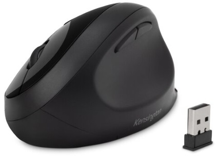Kensington K75404EU Pro Fit Ergo fekete vezeték nélküli vertikális egér
