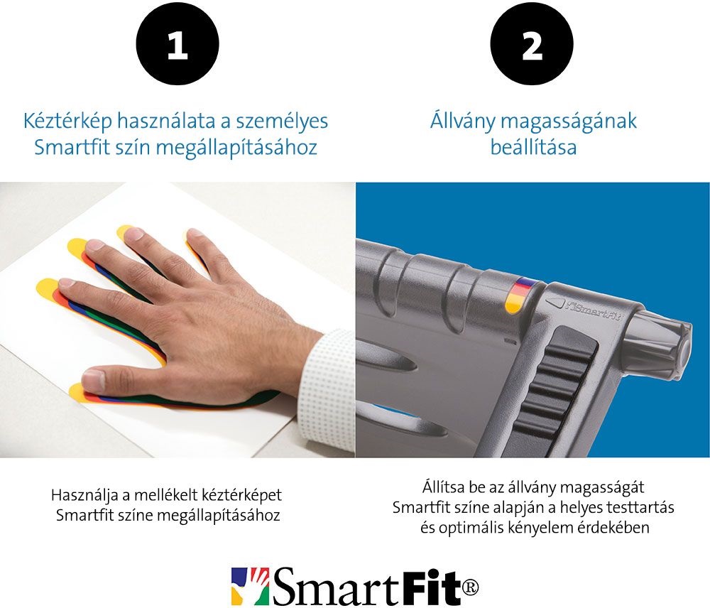 Kensington 60112 SmartFit Easy Riser állítható magasságú szürke notebook állvány