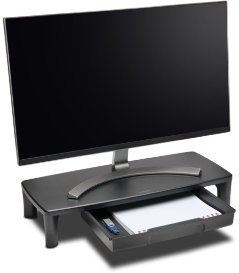 Kensington K55725EU SmartFit állítható magasságú/fiókos monitorállvány