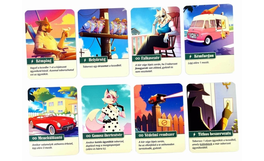 Kertvárosi kémek társasjáték