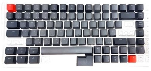 Keychron K2 magyar világosszürke billentyűkészlet