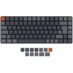 Keychron K3 Ultra-slim RGB Bluetooth / USB magyar Hot-swap Gateron Optical Brown fekete billentyűzet