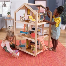 KidKraft Boho Naturals stílusos babaház