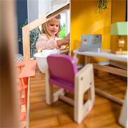 KidKraft Boho Naturals stílusos babaház