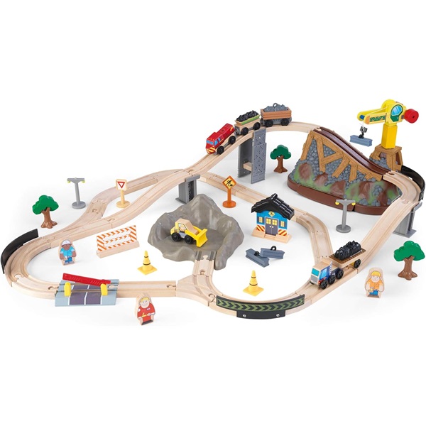 KidKraft fa vonatkészlet
