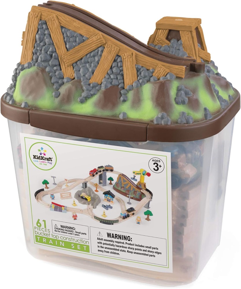 KidKraft fa vonatkészlet