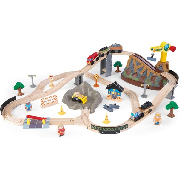 KidKraft fa vonatkészlet
