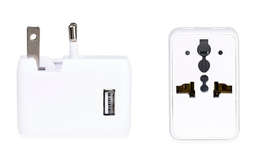 Kikkerland UL08-EU USB csatlakozóval kocka utazó hálózati adapter
