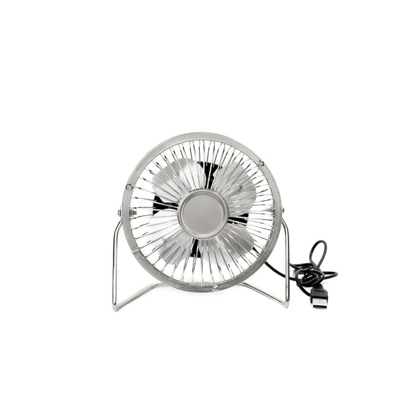 Kikkerland US143-SI-EU USB-s ezüst asztali ventilátor