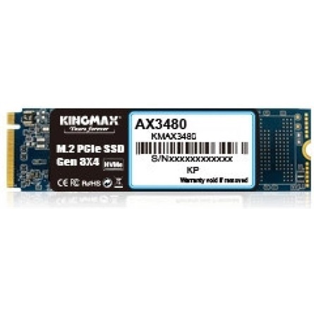 Kingmax AX3480 2TB PCIe x4 (3.0) M.2 2280 SSD fekete