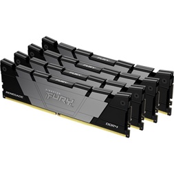 Kingston 128GB 3200MHz DDR-4 Fury Renegade Black (Kit! 4db 32GB) (KF432C16RB2K4/128) memória