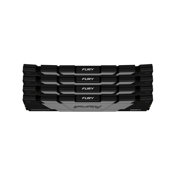 Kingston 128GB 3200MHz DDR-4 Fury Renegade Black (Kit! 4db 32GB) (KF432C16RB2K4/128) memória