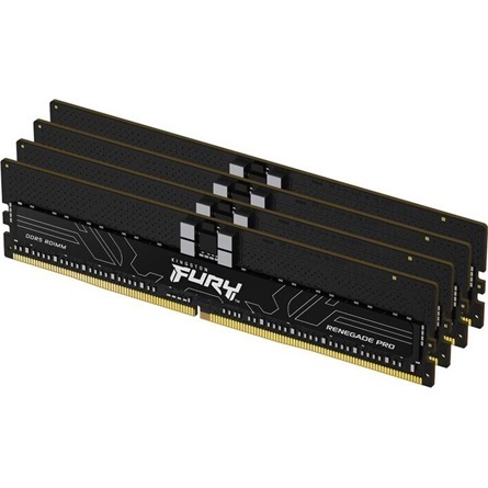 Kingston 128GB 6000MHz DDR-5 Fury Renegade Pro EXPO (Kit! 4db 32GB) (KF560R32RBEK4-128) memória