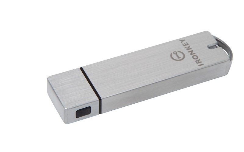 Kingston 128GB USB3.0 IronKey Basic S1000 Encrypted FIPS 140-2 (IKS1000B/128GB) Flash Drive